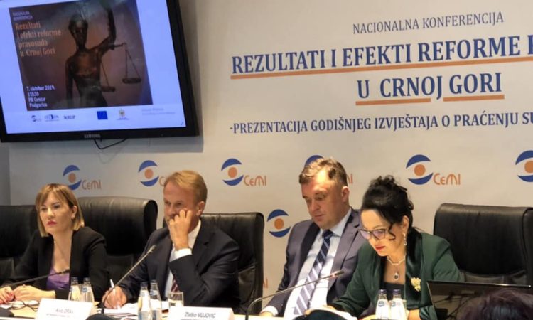 Rezultati i efekti reforme pravosuđa u Crnoj Gori