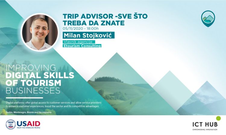 Prijavite se za besplatnu online radionicu „TripAdvisor - sve što treba da znate“