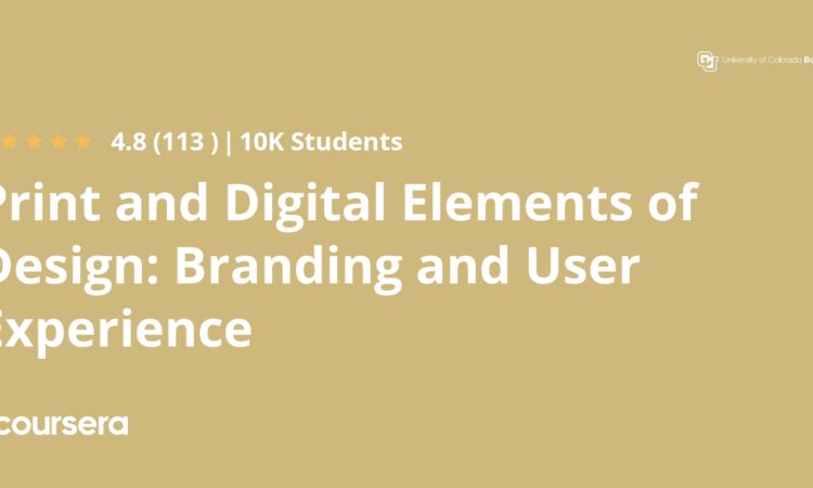 Print and Digital Elements of Design Branding and User Experience