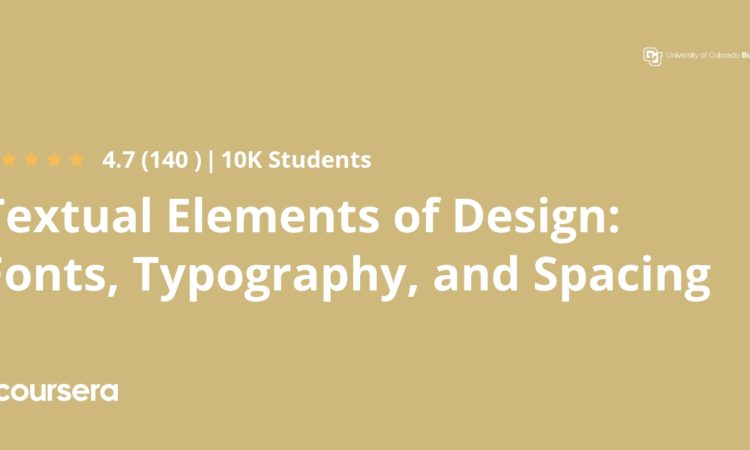 Textual Elements of Design Fonts, Typography, and Spacing