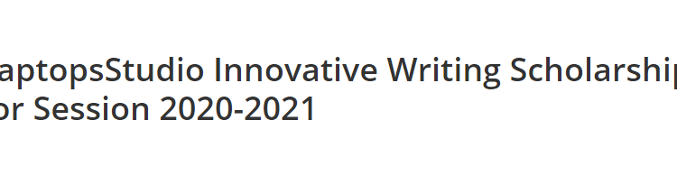 LaptopsStudio Innovative Writing Scholarship