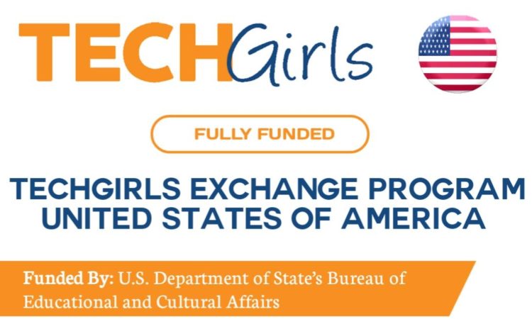 Na slici je poster za konkurs "TechGirls-2023"