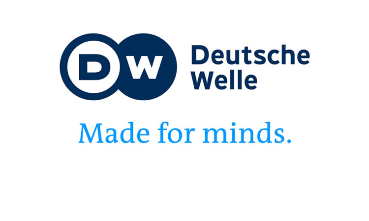 Na slici je Deutsche Welle logo